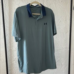 Under Armour Men's Teal Polo Shirt